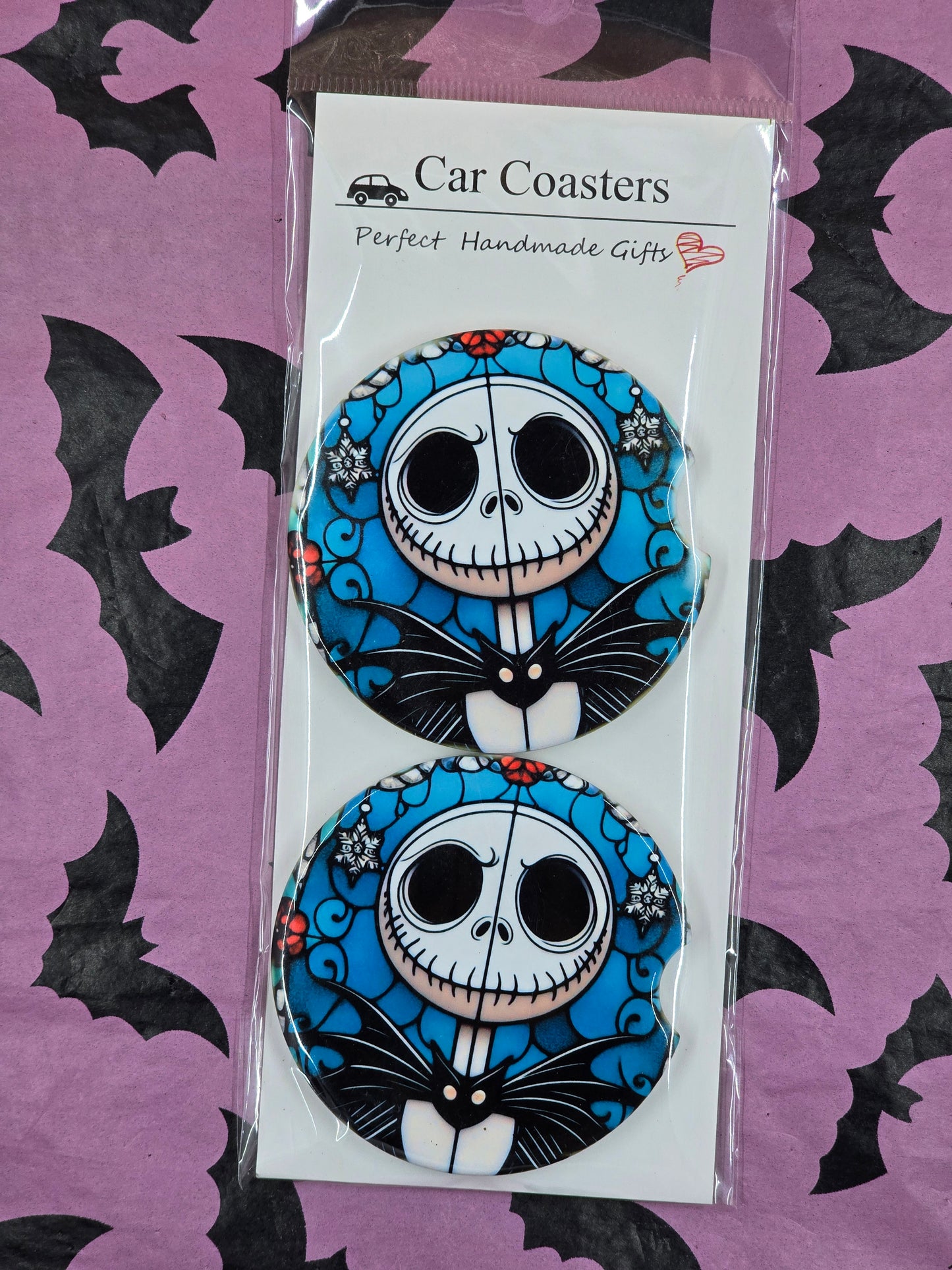 Jack Skellington Ceramic car coaster