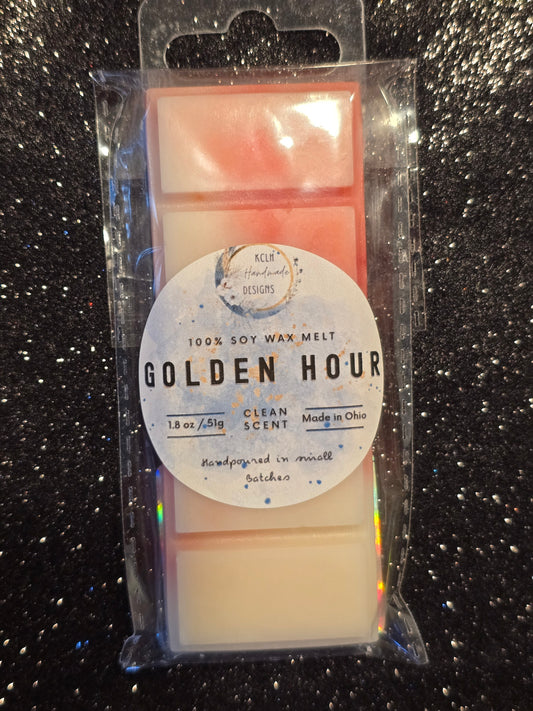 "Golden Hour" wax melt