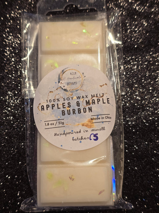 "Apples and Maple Burbon" wax melt