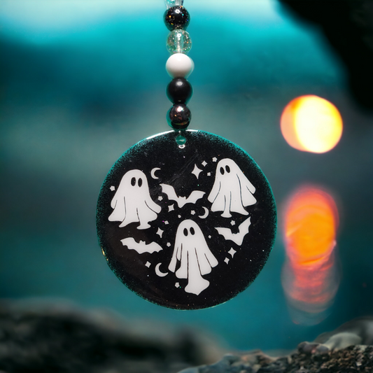 "Ghost Heart" Car Charm