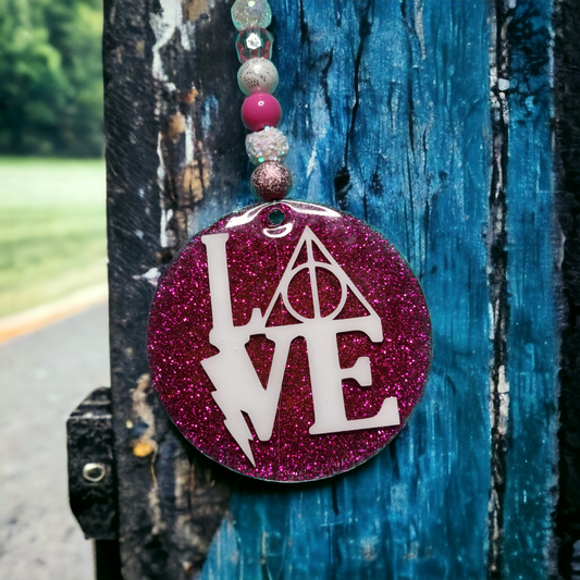 HP "Love" Car Charm