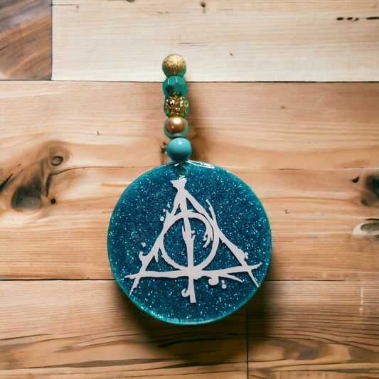 "Deathly Hallows " Car Charm