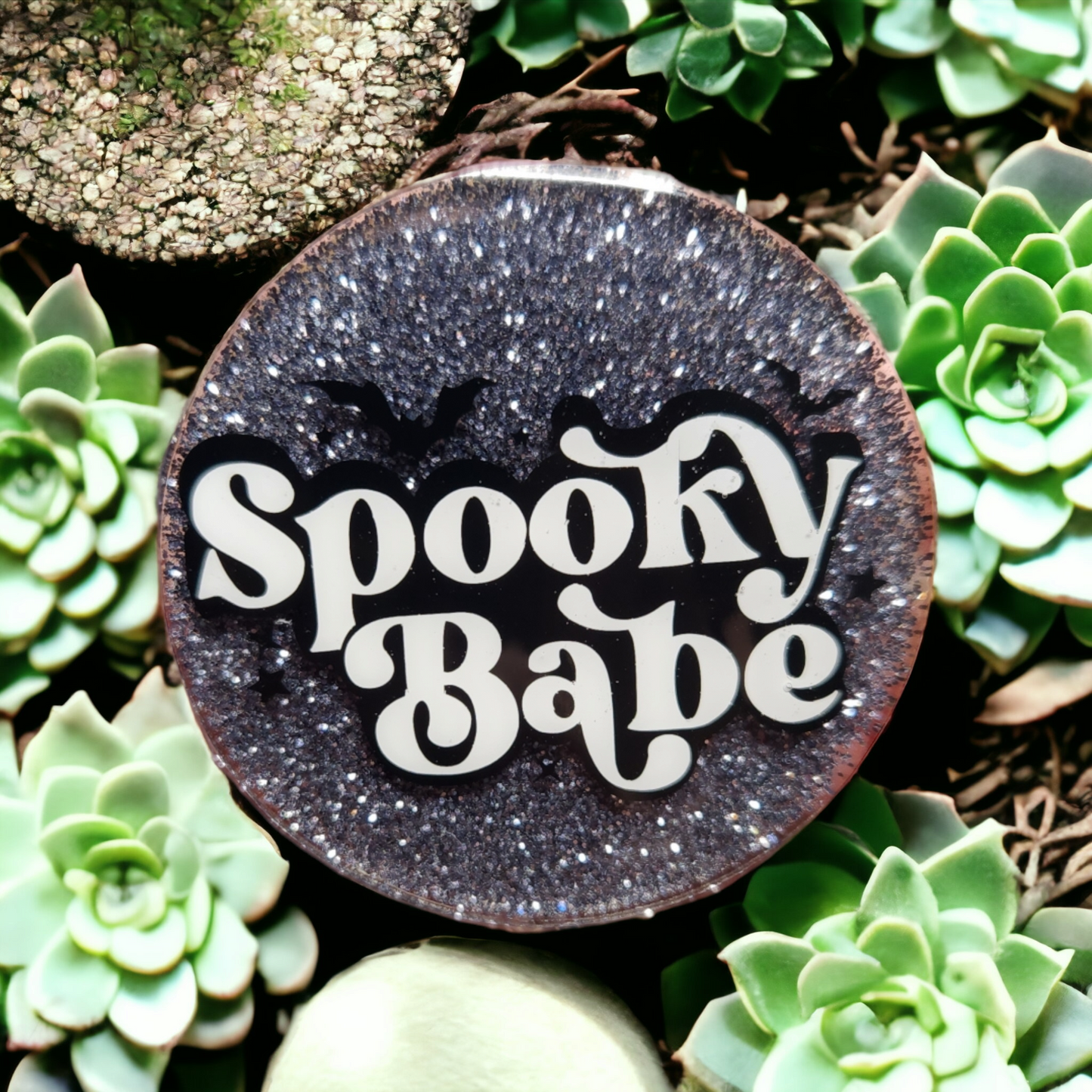 "Spooky Babe" badge reel