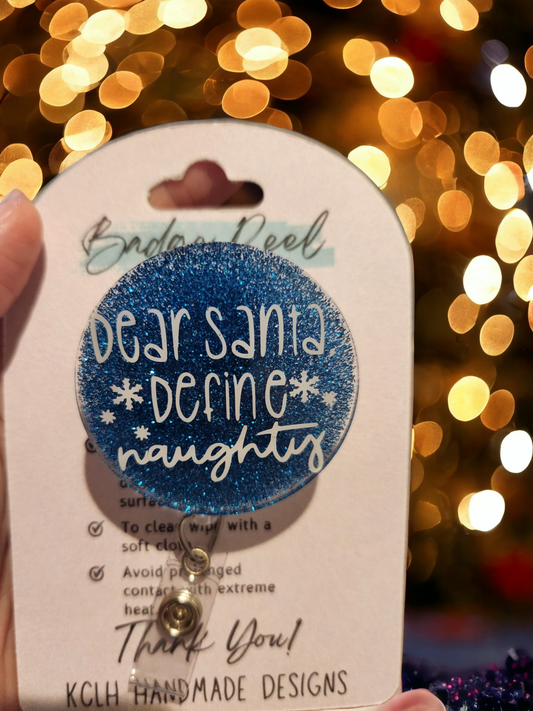 "Dear Santa" badge reel