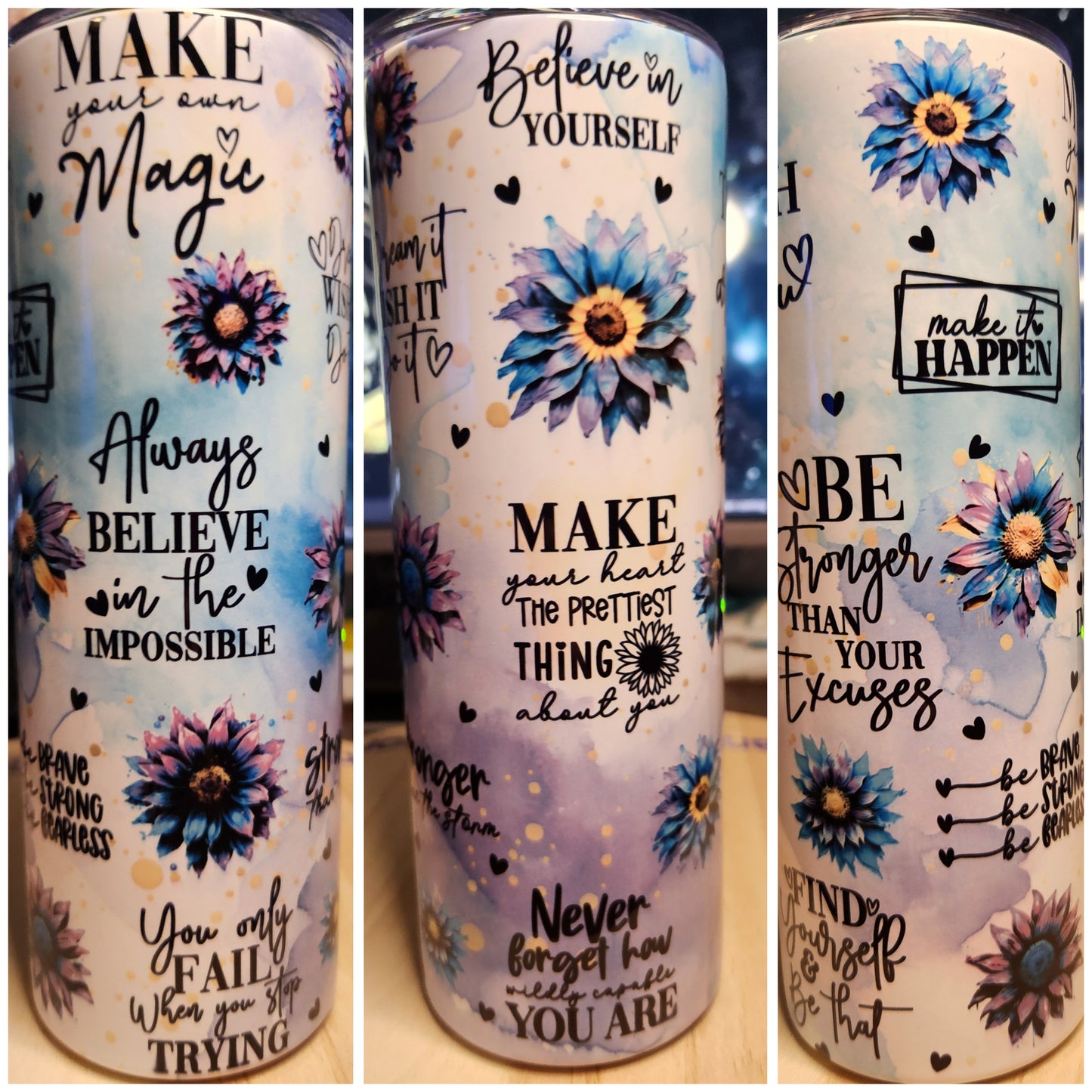 Positive Reminders 20oz tumbler